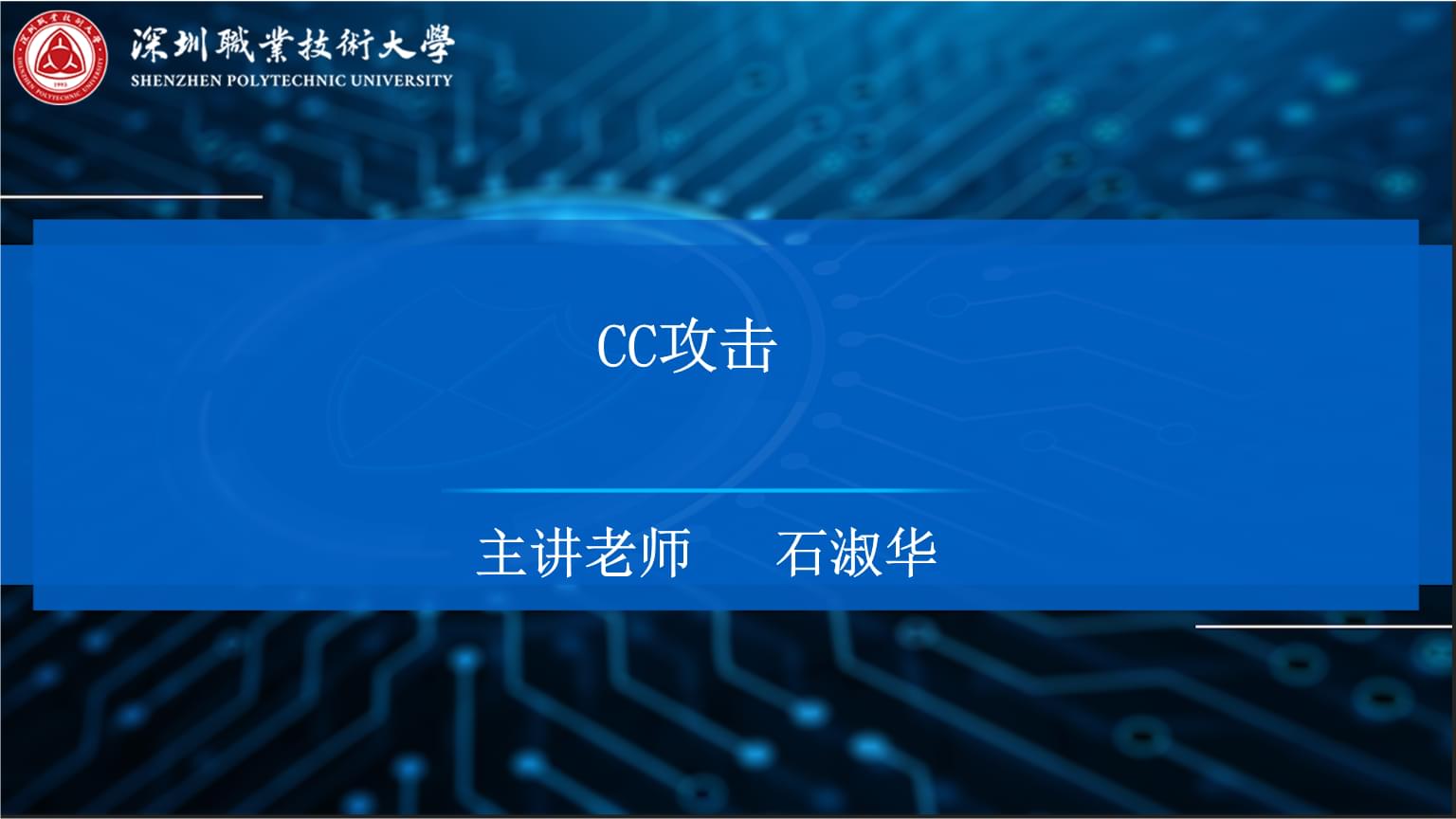 2.7.4 CC攻擊 原理、危害與防御策略